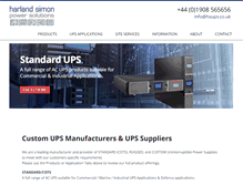 Tablet Screenshot of harlandsimonups.com